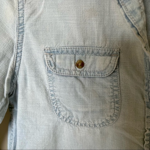 💚 American Eagle Outfitters Button Down Collared Top - Picture 7 of 10